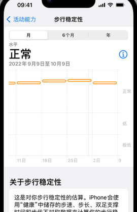 长寿iPhone手机维修如何在iPhone开启'步行稳定性通知'