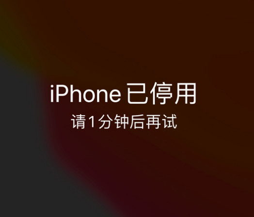 长寿苹果手机维修分享:iPhone 显示“不可用”或“已停用”怎么办？还能保留数据吗？ 