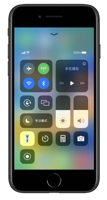 长寿苹果14维修分享苹果iPhone 14 Pro手电筒开启方法 